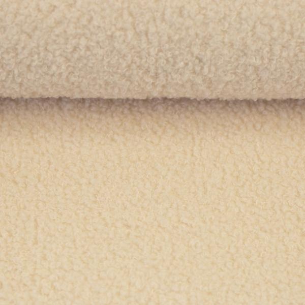 Teddy-Fleece-Boucle - Swafing - Beige - Fleecerückseite