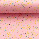 Baumwolljersey Lemon and Sun Swafing - Pünktchen auf rosa
