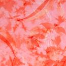 Baumwolljersey Lena Swafing - Blumen orange auf rosarot