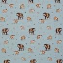 Baumwolljersey Life in the Forest by Christiane Zielinski - Wildschweine