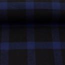 Flanell Maverick Swafing - Blau-Schwarz