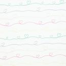 Baumwolljersey „Scribble Hearts“ – weiß — Swafing by Mrs. Mint