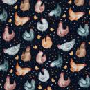 Baumwolljersey Seafing checken by Hip Som Hap