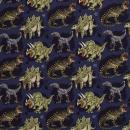 Baumwollstoff TIM Dinosaurier