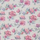 Modal-French Terry Swafing KIRA weiß Pastellblumen